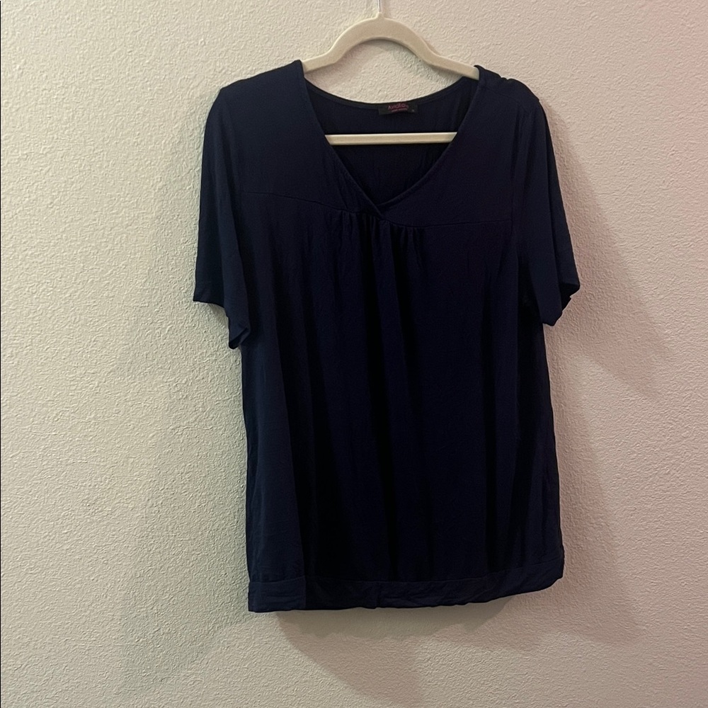 Classic Navy Women's Short Sleeve Top